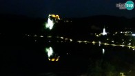 Archiv Foto Webcam Blick auf den Bleder See in Slowenien 03:00