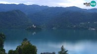 Archiv Foto Webcam Blick auf den Bleder See in Slowenien 00:00