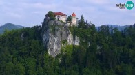 Archiv Foto Webcam Blick auf den Bleder See in Slowenien 02:00