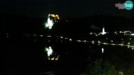 Archiv Foto Webcam Blick auf den Bleder See in Slowenien 01:00