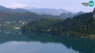 Archiv Foto Webcam Blick auf den Bleder See in Slowenien 05:00