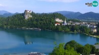 Archiv Foto Webcam Blick auf den Bleder See in Slowenien 07:00