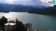 Archiv Foto Webcam Blick auf den Bleder See in Slowenien 15:00