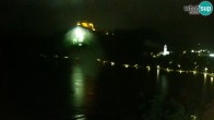 Archived image Webcam View of Lake Bled - Slovenia 01:00
