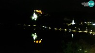 Archiv Foto Webcam Blick auf den Bleder See in Slowenien 23:00