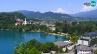Archiv Foto Webcam Blick auf den Bleder See in Slowenien 11:00