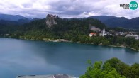 Archiv Foto Webcam Blick auf den Bleder See in Slowenien 11:00