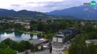 Archiv Foto Webcam Blick auf den Bleder See in Slowenien 15:00
