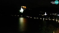Archiv Foto Webcam Blick auf den Bleder See in Slowenien 23:00