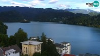 Archiv Foto Webcam Blick auf den Bleder See in Slowenien 06:00