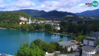Archiv Foto Webcam Blick auf den Bleder See in Slowenien 09:00