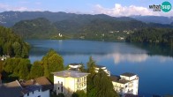 Archiv Foto Webcam Blick auf den Bleder See in Slowenien 06:00