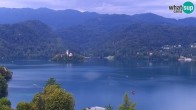 Archiv Foto Webcam Blick auf den Bleder See in Slowenien 11:00