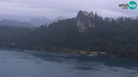 Archiv Foto Webcam Blick auf den Bleder See in Slowenien 13:00