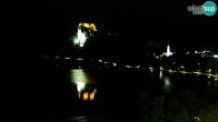 Archiv Foto Webcam Blick auf den Bleder See in Slowenien 23:00