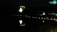 Archiv Foto Webcam Blick auf den Bleder See in Slowenien 03:00