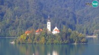 Archiv Foto Webcam Blick auf den Bleder See in Slowenien 06:00