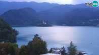 Archiv Foto Webcam Blick auf den Bleder See in Slowenien 15:00