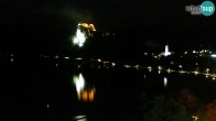 Archiv Foto Webcam Blick auf den Bleder See in Slowenien 03:00