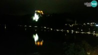 Archiv Foto Webcam Blick auf den Bleder See in Slowenien 03:00