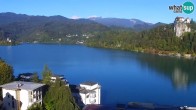 Archiv Foto Webcam Blick auf den Bleder See in Slowenien 07:00