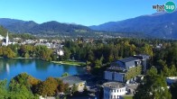 Archiv Foto Webcam Blick auf den Bleder See in Slowenien 08:00