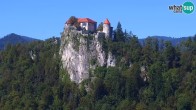 Archiv Foto Webcam Blick auf den Bleder See in Slowenien 11:00
