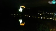 Archiv Foto Webcam Blick auf den Bleder See in Slowenien 23:00