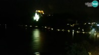 Archiv Foto Webcam Blick auf den Bleder See in Slowenien 03:00