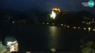 Archiv Foto Webcam Blick auf den Bleder See in Slowenien 05:00