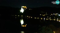 Archiv Foto Webcam Blick auf den Bleder See in Slowenien 01:00