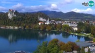 Archiv Foto Webcam Blick auf den Bleder See in Slowenien 06:00