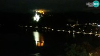 Archiv Foto Webcam Blick auf den Bleder See in Slowenien 22:00