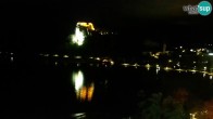 Archiv Foto Webcam Blick auf den Bleder See in Slowenien 23:00