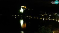 Archiv Foto Webcam Blick auf den Bleder See in Slowenien 03:00