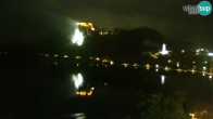 Archiv Foto Webcam Blick auf den Bleder See in Slowenien 03:00