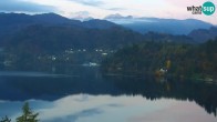 Archiv Foto Webcam Blick auf den Bleder See in Slowenien 05:00