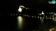 Archiv Foto Webcam Blick auf den Bleder See in Slowenien 01:00