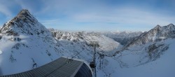 Archiv Foto Webcam Schwarze Schneid / Rettenbachgletscher 13:00