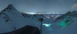 Archived image Webcam Rettenbach Glacier Sölden 01:00