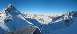 Archiv Foto Webcam Schwarze Schneid / Rettenbachgletscher 13:00