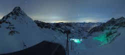 Archiv Foto Webcam Schwarze Schneid / Rettenbachgletscher 23:00