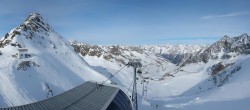 Archiv Foto Webcam Schwarze Schneid / Rettenbachgletscher 13:00