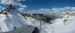 Archiv Foto Webcam Schwarze Schneid / Rettenbachgletscher 15:00