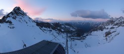 Archiv Foto Webcam Schwarze Schneid / Rettenbachgletscher 19:00