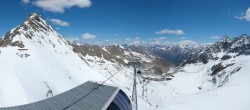 Archiv Foto Webcam Schwarze Schneid / Rettenbachgletscher 11:00