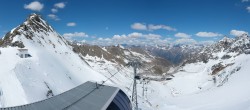 Archiv Foto Webcam Schwarze Schneid / Rettenbachgletscher 13:00