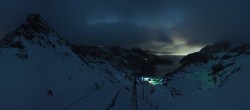 Archived image Webcam Rettenbach Glacier Sölden 23:00