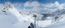 Archiv Foto Webcam Schwarze Schneid / Rettenbachgletscher 09:00