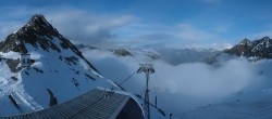 Archiv Foto Webcam Schwarze Schneid / Rettenbachgletscher 23:00